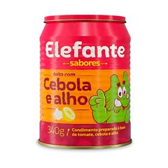 Extrato Tomate Elefante 340G Cebola E Alho Lata