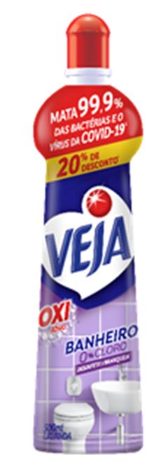 VEJA BANHEIRO OXI ANTIBAC LAVANDA SQUEEZ RECKITT SIMPLES 500ML