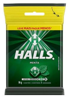 Drops Halls Bag Menta Mondelez Simples 3/10S