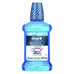 Enxaguatorio Bucal Oral-B 100% 250Ml Menta S/Alcool