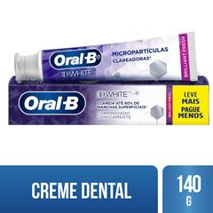 Creme Dental 3D White Brilhante Oral-B Simples 140G