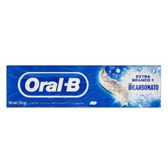 Creme Dental Extra Branco Bicarbonato Oral-B Simples 70G
