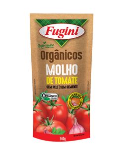 Molho Tomate Organico Fugini 340G Sache