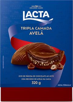 OVO PASCOA 320G TRIPLA CAMADA AVELA