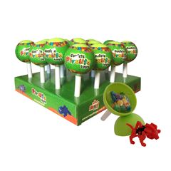 Pirulito Confete Toys Surpresa Verde
