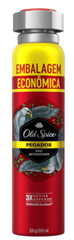 Desodorante Aerosol Old Spice Pegador 124G 