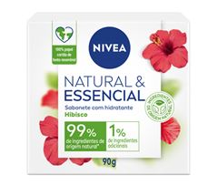 NIVEA Sabonete em barra Natural e Essencial Hibisco 90g