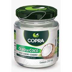 OLEO DE COCO COPRA 200ML S/ SABOR/CHEIRO