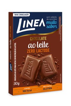 CHOCOLATE LINEA LEITE ZERO LACTOSE 30G