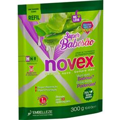 CR TRAT NOVEX 300ML SUPER BABOSAO REFIL