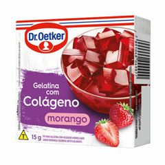 GELATINA DR.OEKTER 15G C COLAGEN MORANGO