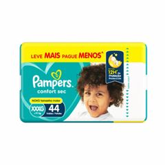 FRALDAS PAMPERS CS HIPER XXXG C/44UN