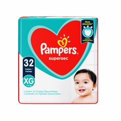 FRALDAS PAMPERS SS MEGA XG C/32UN