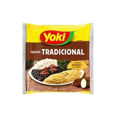 FAROFA DE MANDIOCA TEMPERADA TRADICIONAL YOKI 200G