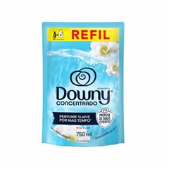 AMACIANTE DE ROUPA CONCENTRADO BRISA SUAVE DOWNY SACHÊ 750ML REFIL