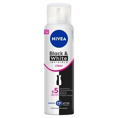 DESODORANTE AEROSOL INVISIBLE BLACK E WHITE CLEAR  150ML