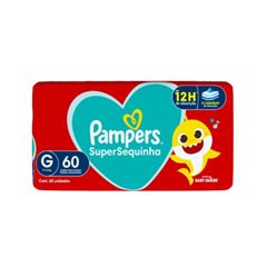 FRALDAS PAMPERS SUPERSEQUINHA G C/60UN