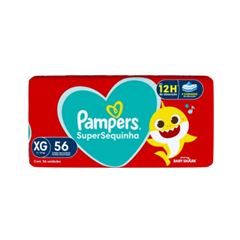 FRALDAS PAMPERS SUPERSEQUINHA XG C/56UN