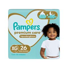 FRALDAS PAMPERS PC MEGA XG C/26UN