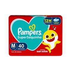 FRALDAS PAMPERS SS MEGA M C/40UN