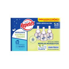 SUPER REPELEX LIQ REFIL 40ML C/3