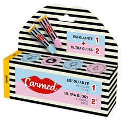 KIT CARMED ESFOLIANTE+ULTRAGLOSS ALGODAO