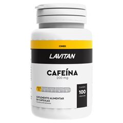 CAFEINA 200MG LAVITAN C/100 CAPSULAS