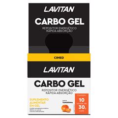 CARBO GEL LAVITAN 30GX10 TANGERINA
