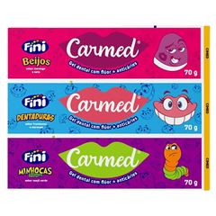 KIT GEL DENTAL CARMED 70G C/3 PROMO