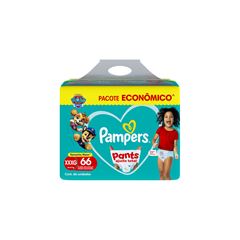 FRALDA DESCARTÁVEL INFANTIL PANTS PAMPERS PREMIUM CARE XXXG 18 A 27KG PACOTE 54 UNIDADES