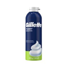 ESPUMA BARB GILLETTE 322ML FOAMY SENSITI