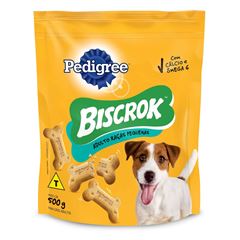 Biscoito Canino Pedigree Biscrock Para Cães Adultos De Raças Pequenas 500G