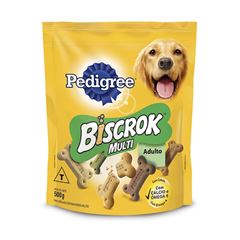 Biscoito Canino Pedigree Biscrock Para Cães Adultos 500G